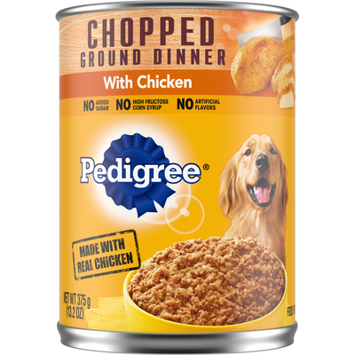 Pedigree Chopped Ground Dinner Wet Dog Food With Chicken - 13.2oz Can