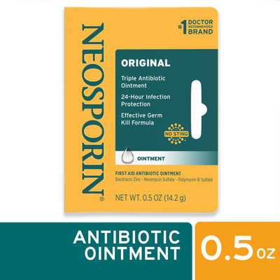 Neosporin Triple Antibiotic, Original, Ointment 0.5oz Bottle