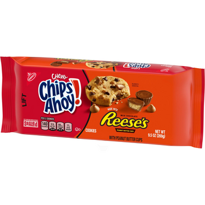 Chips Ahoy! Chewy Chocolate Chip Cookies With Reese's Peanut Butter Cups 9.5oz Bag