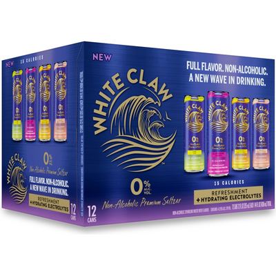 White Claw 0% Alcohol Variety Pack