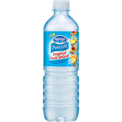 Nestle Pure Life Tropical Fruit Splash Water Beverage 0.5L Plastic Bottle