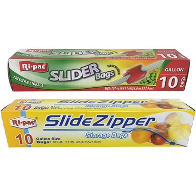 Regent Slider Zipper Bag 1 Gal 10ct #27310