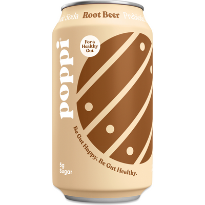 Poppi Root Beer Prebiotic Soda - 12oz Can