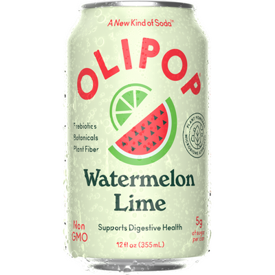 Olipop Soda, Watermelon Lime