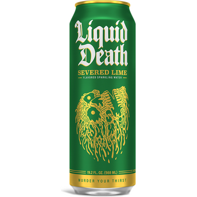 Liquid Death Severed Lime Agave Sparkling Water 19.2oz Can