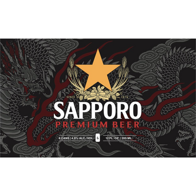 Sapporo Premium Beer Cans