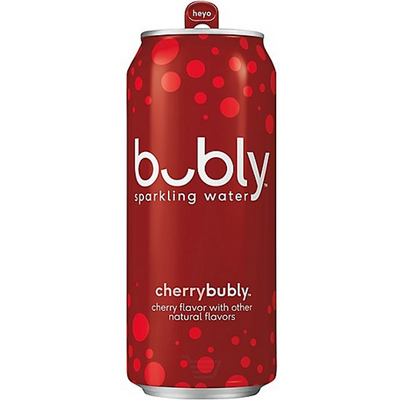 Bubly Cherry Enhanced Sparkling Water 16oz Can