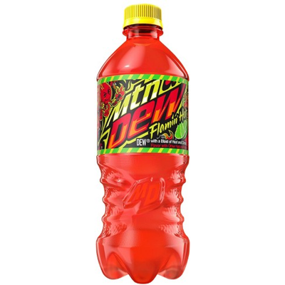 Mountain Dew Flamin' Hot 20oz Bottle