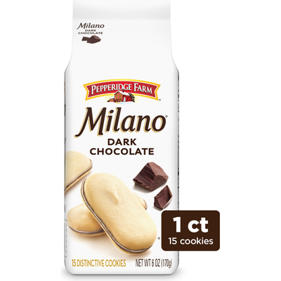 Pepperidge Farm Dark Chocolate Milano Cookies 6oz Bag