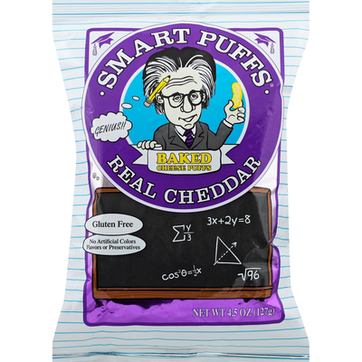 Pirate Smart Puffs Real Wisconsin Cheddar 4.5oz Bag