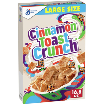 Cinnamon Toast Crunch Cereal with Whole Grain 16.8oz Box