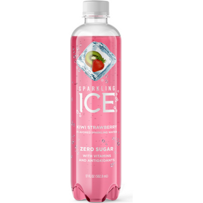 Sparkling Ice Kiwi Strawberry - with Antioxidants and Vitamins 17 oz Bottle