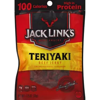 Jack Link's Meat Snacks Beef Jerky Teriyaki 3.25 oz Box
