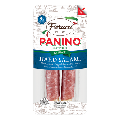 Fiorucci Hard Salami & Mozzarella Paninos 1.5oz Count