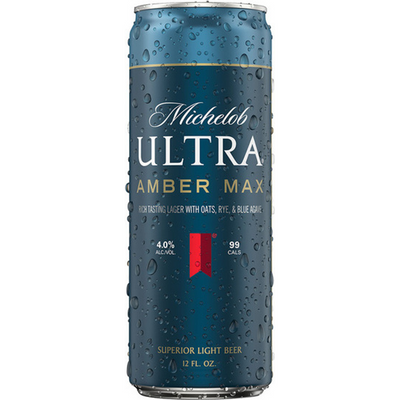 Michelob Ultra Amber Max 6x 12oz Aluminum Bottles