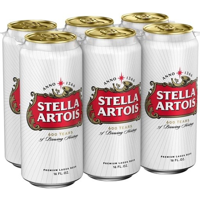 Stella Artois Beer 600 Year 16oz Can