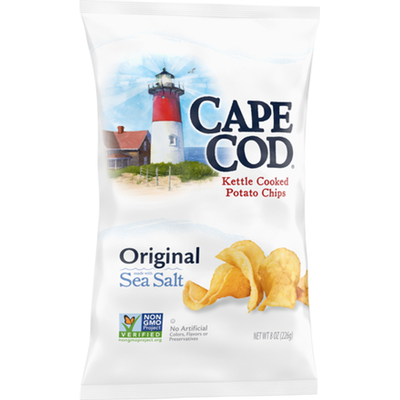 Cape Cod Original Kettle Cooked Potato Chips 8oz Bag