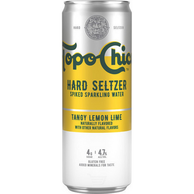 Topo Chico Hard Seltzer Tangy Lemon Lime 24oz Can