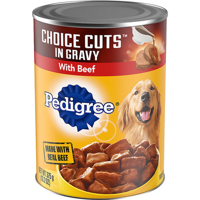 Pedigree Choice Cuts In Gravy With Beef Wet Dog Food 13.2oz Can