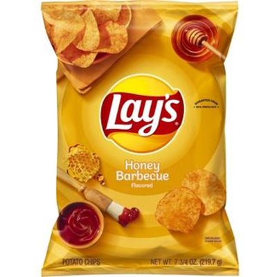 Lay's Honey Barbecue Flavored Potato Chips 2.63oz Bag