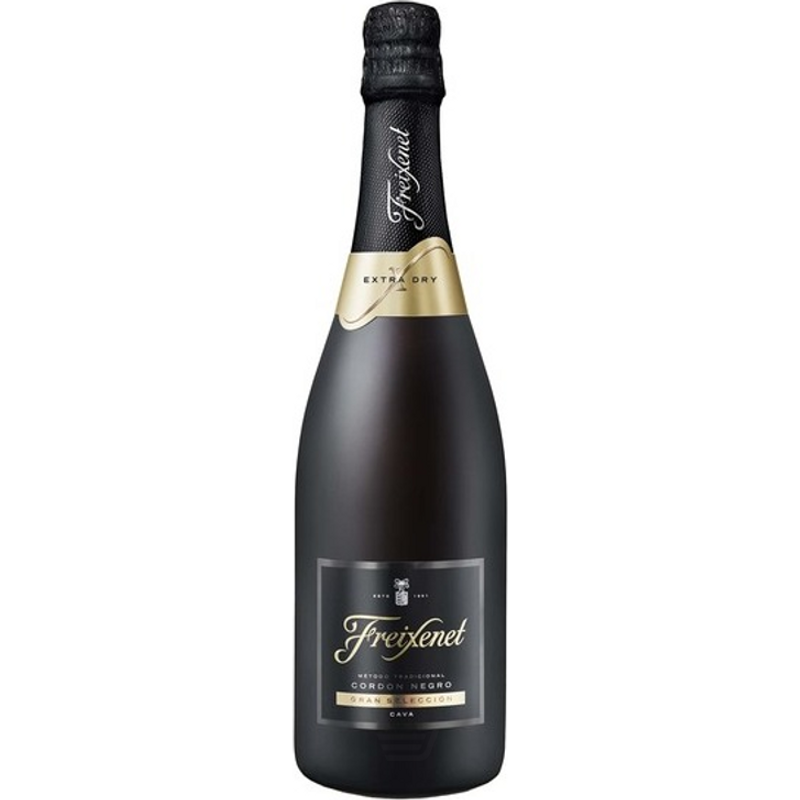 Freixenet Cordon Negro Extra Dry Champagne Blend Sparkling Wine 750mL