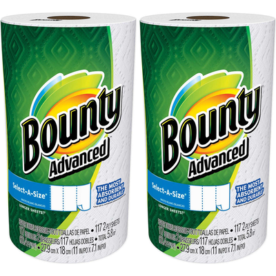 Bounty Advanced Select A Size Paper Towel 2oz Count