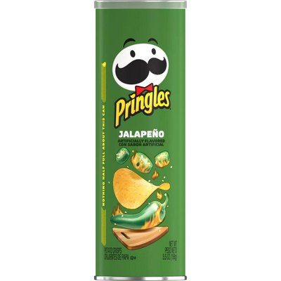 Pringles Salty Snacks Potato Crisps Chips, Jalapeno Flavored