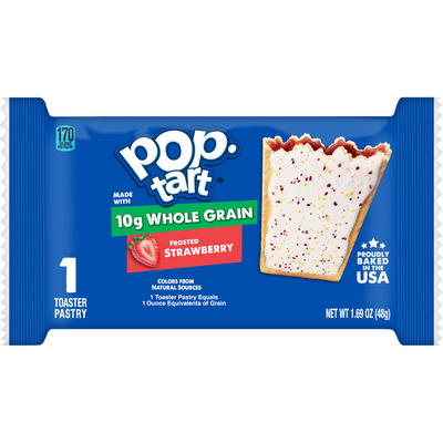 Kellogg's Pop Tarts Breakfast Frosted Strawberry Toaster Pastries 1.69oz Count