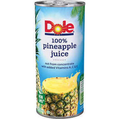 Dole 100% Canned Pineapple Juice 46oz