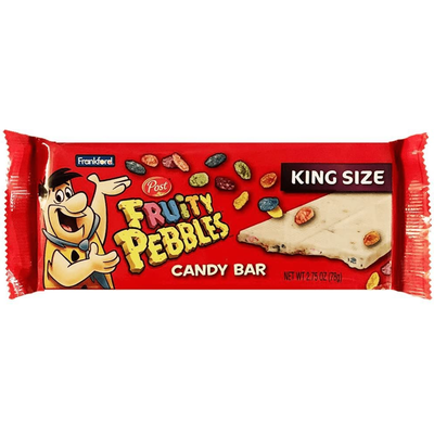 Frankford Fruit Pebbles Candy Bar King Size 2.75oz Piece
