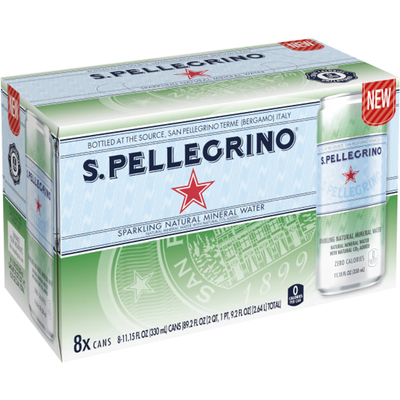 S.pellegrino Mineral Water 11.15oz Can