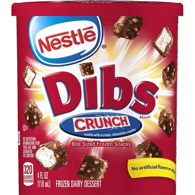 Nestle Dibs Bite Sized Dairy Dessert Snacks 4oz Count