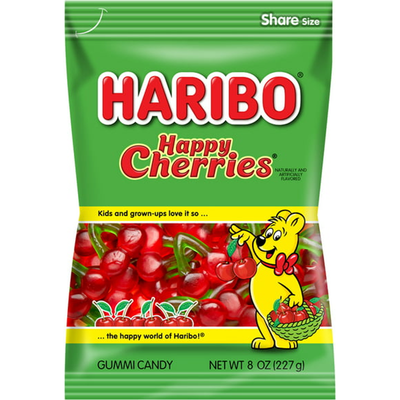 Haribo Happy Cherries 8oz Bag