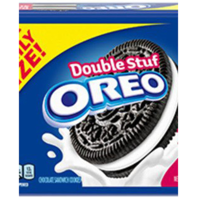 Oreo Double Stuf Family Size Chocolate Sandwich Cookies 20oz Count