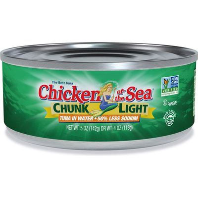 Chicken Of The Sea Tuna Chunk Light In Water 5oz Can