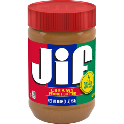 Jif Creamy Peanut Butter 16oz Jar