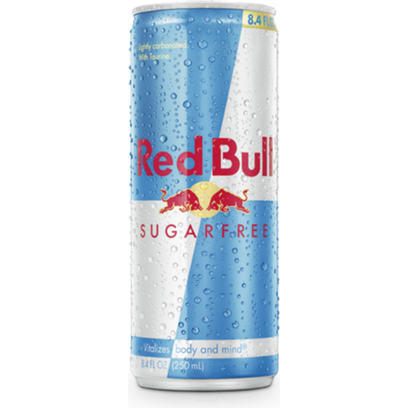 Red Bull Energy Drink Sugar Free 4 Pack 8.4 oz Cans