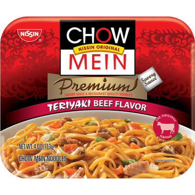 Nissin Chow Mein Teriyaki Beef Flavor 3oz Box