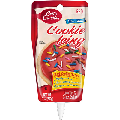 Betty Crocker Red Cookie Icing 7oz Bag