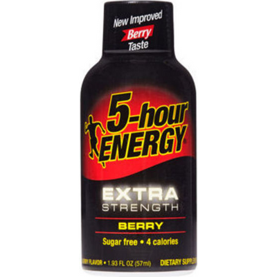 5 Hour Energy Energy Shot, Extra Strength, Berry Flavor
