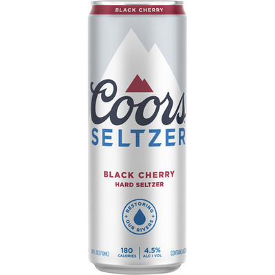 Coors Black Cherry Hard Seltzer 24 oz Can