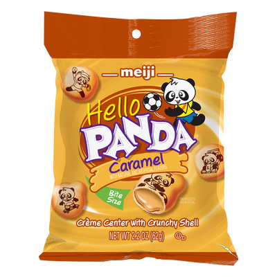 Meiji Hello Panda Caramel 2.2oz Bag