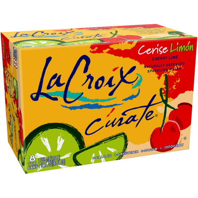 La Croix Curate Cherry Lime 8x 12oz Cans
