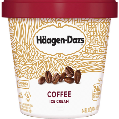 Haagen Dazs Ice Cream, Coffee Pint