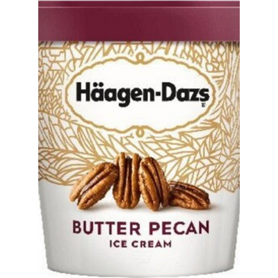 Haagen Dazs Butter Pecan Ice Cream 14oz Count