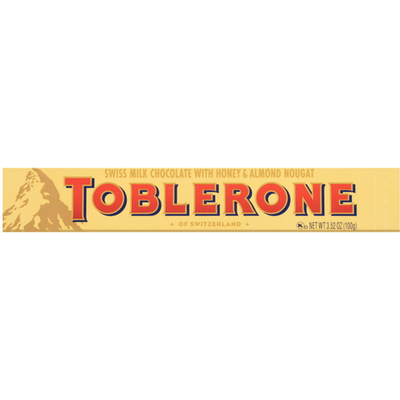 Toblerone Swiss Milk Chocolate Honey Almond 9x 3.52oz Counts