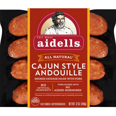 Aidells Cajun Style Andouille Smoked Pork Sausage 12 oz