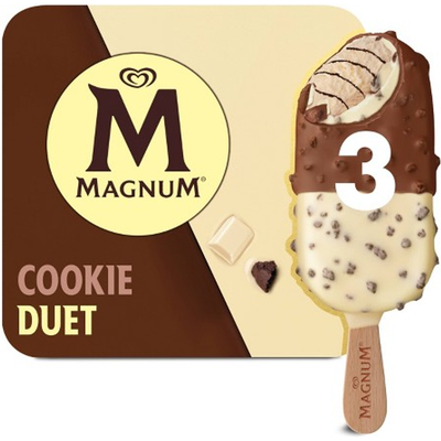 Magnum Cookie Duet Ice Cream Bars 8.62oz Box