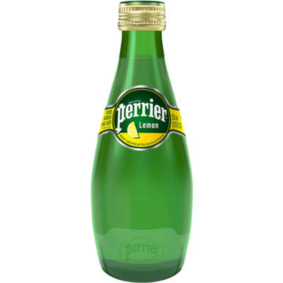 Perrier Sparkling Water - Lemon 11 oz Bottle