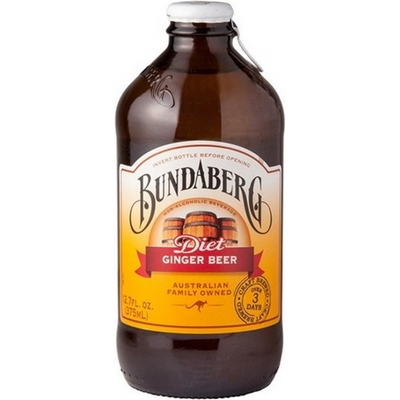 Bundaberg Diet Ginger Beer 4x 12.7oz Bottles